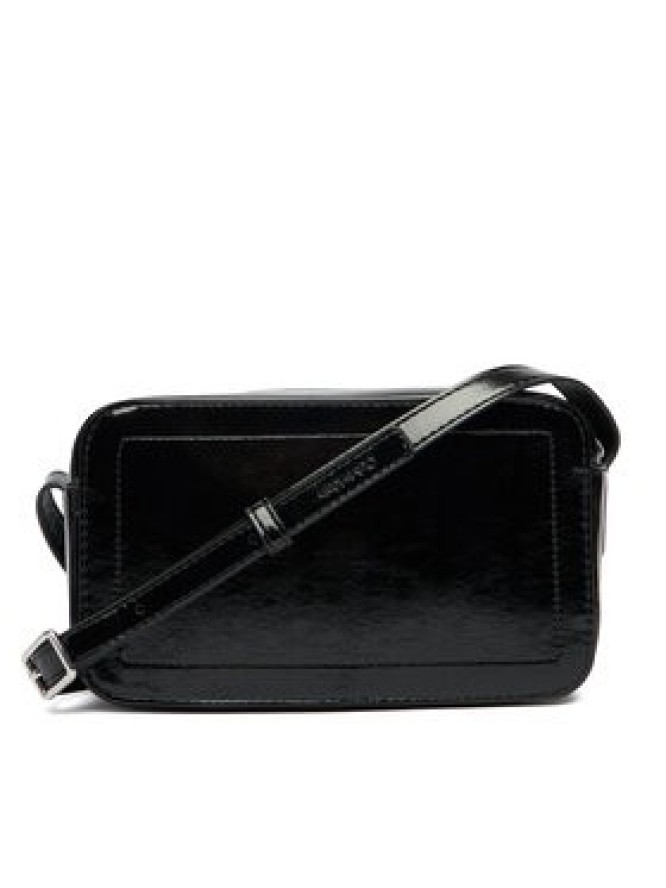 Calvin Klein Torebka Bold Ck Metallic Camera Bag LV04F3331G Czarny