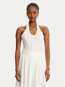 Bardot Body Trey Halter Neck 60030TB Biały Slim Fit