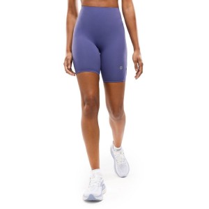 Damskie krótkie legginsy kolarki do biegania Fitness Siroko Thames Blue
