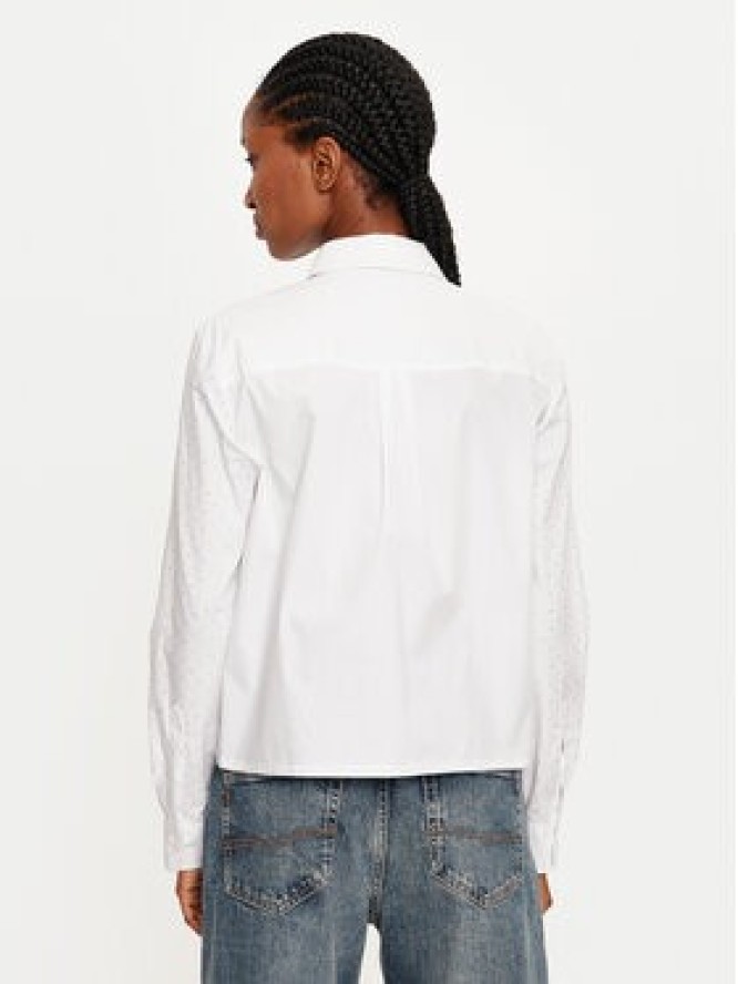 OUI Koszula 89529 1340707 Biały Regular Fit