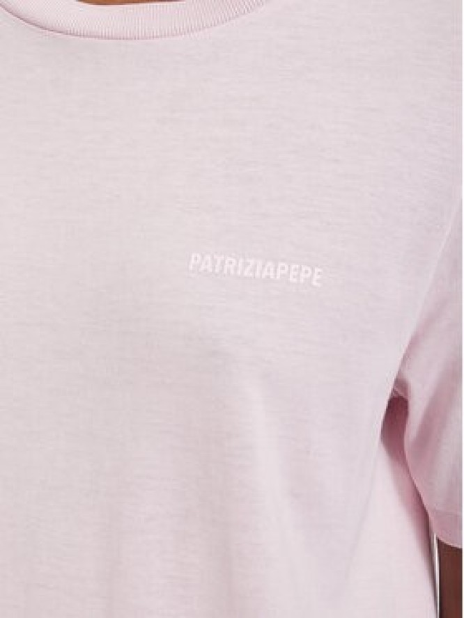 Patrizia Pepe T-Shirt 2M4542/J419-M564 Różowy jasny Regular Fit
