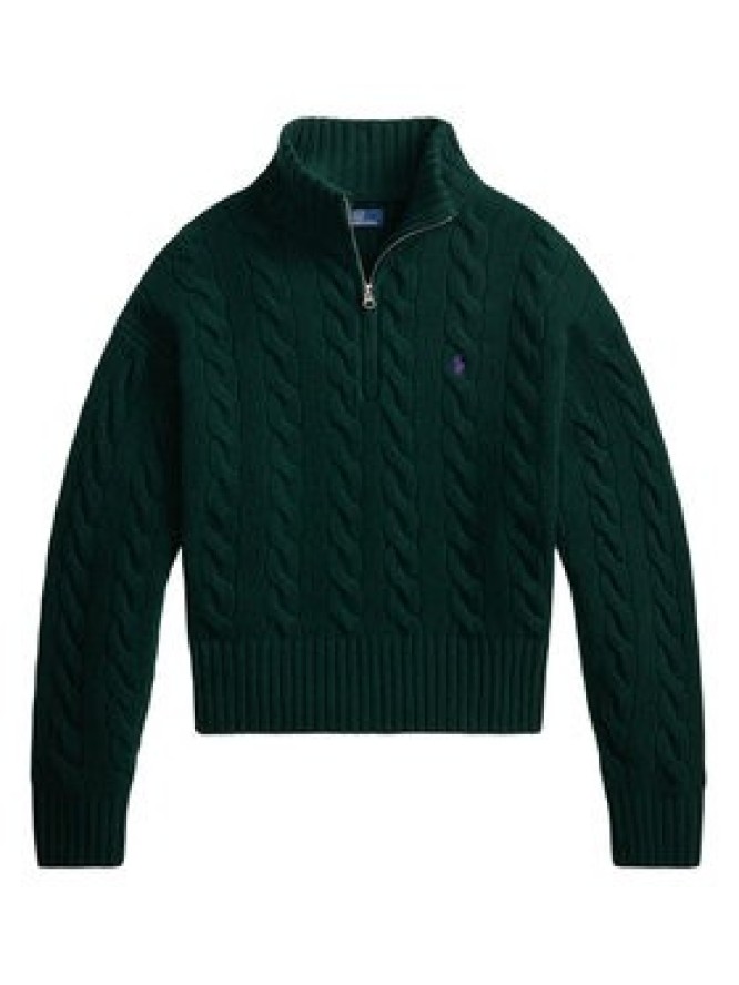 Polo Ralph Lauren Sweter 211972130500 Zielony ciemny Relaxed Fit