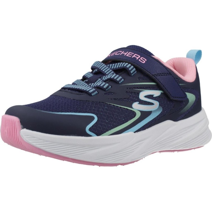 Buty SKECHERS MICROSPEC TREAD HYPER SPEED Niebieski