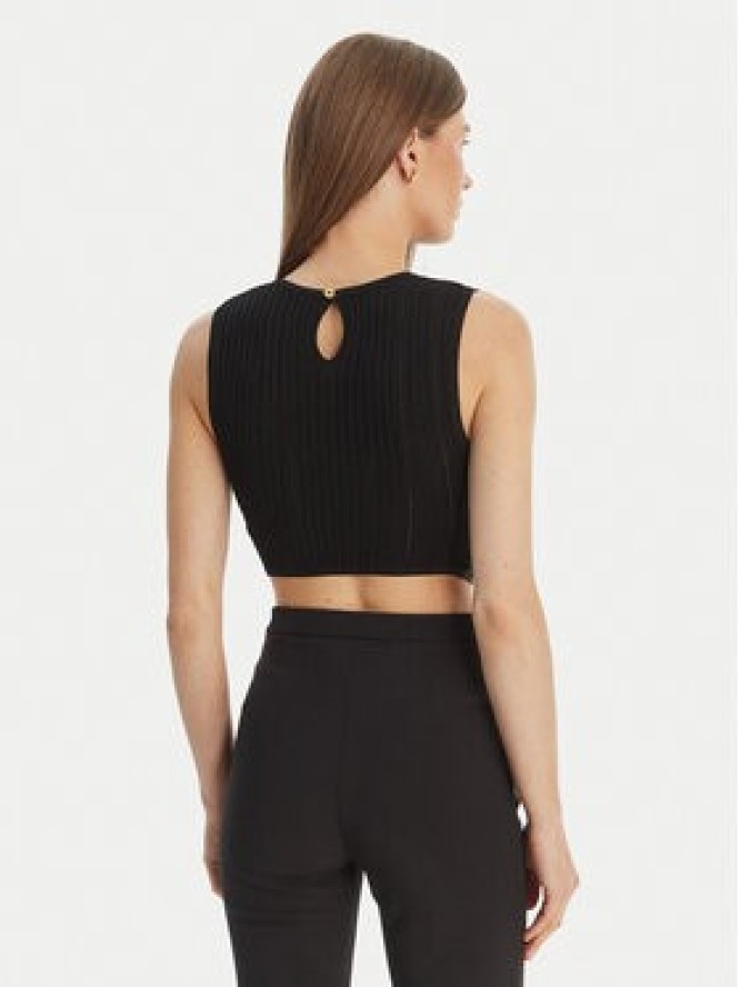 Elisabetta Franchi Sweter TK-76S-61E2-V250 Czarny Regular Fit