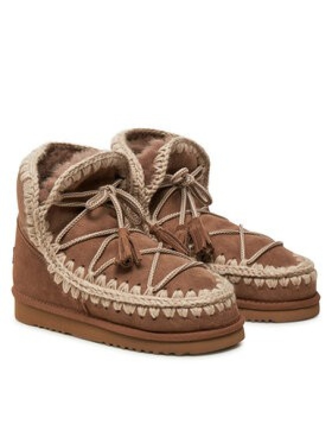 Mou Śniegowce Eskimo Scoubidoo Lace FW101124A Brązowy