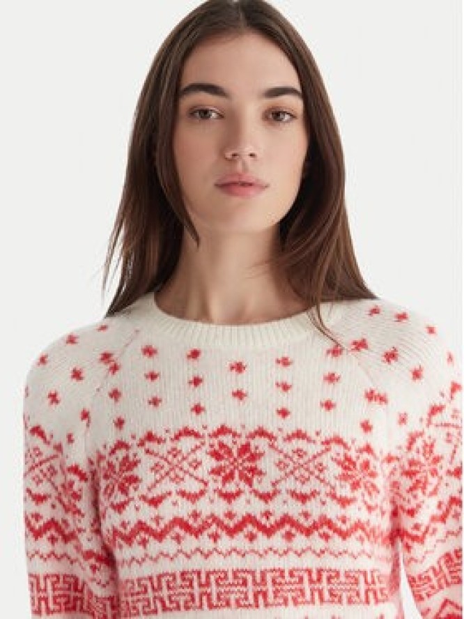 ONLY Sweter Xmas Nordic 15354824 Czerwony Regular Fit