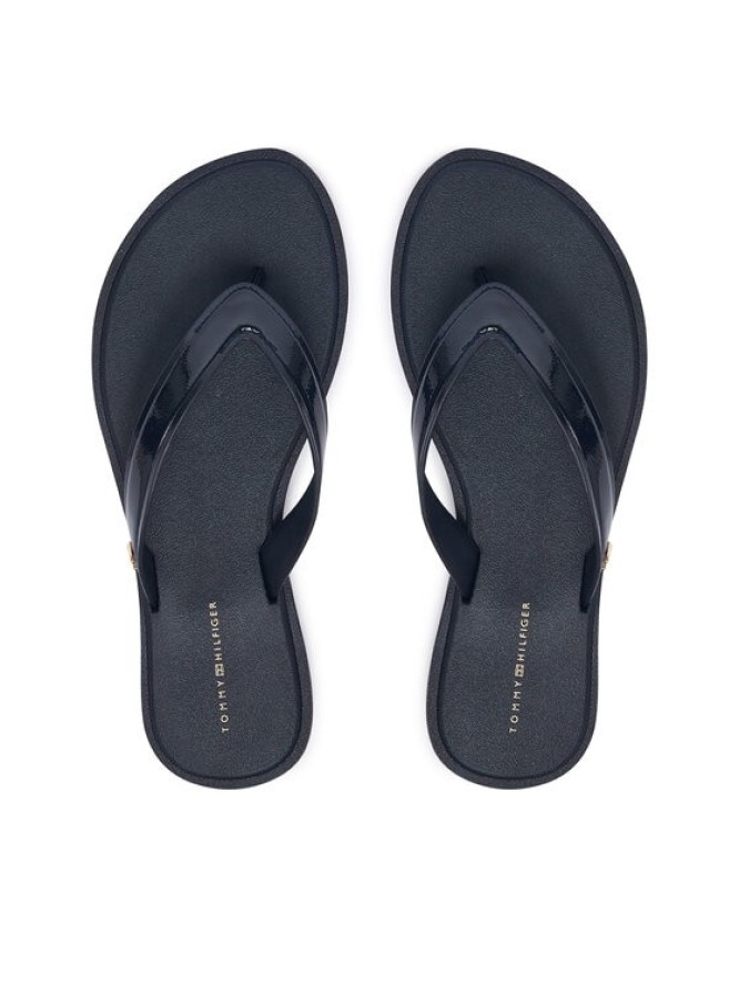 Tommy Hilfiger Japonki Th Scandi Shiny Summer Sandal FW0FW09446 Granatowy
