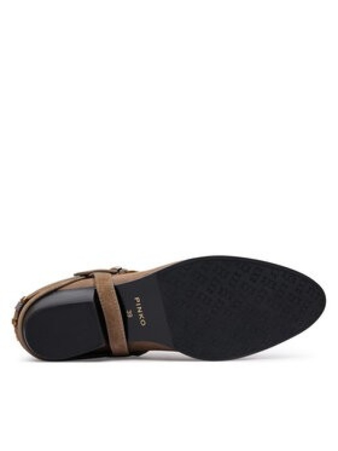 PINKO Kowbojki Jane 07 SD0557P151 Beżowy