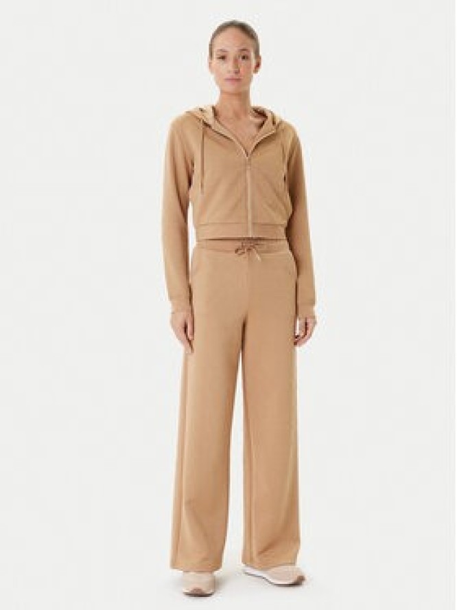 Guess Bluza V5YQ06 KBSL2 Brązowy Regular Fit