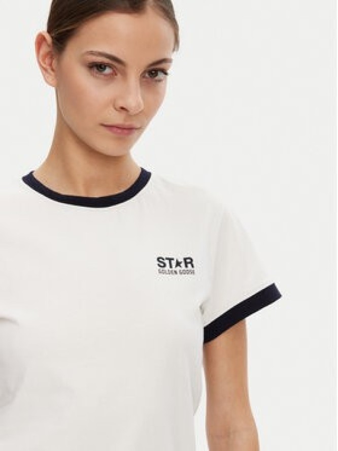 Golden Goose T-Shirt GWP01846.P001489.11782 Biały Regular Fit