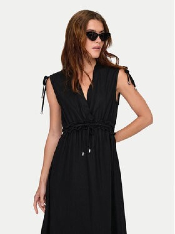 ONLY Sukienka letnia Goa 15363694 Czarny Regular Fit
