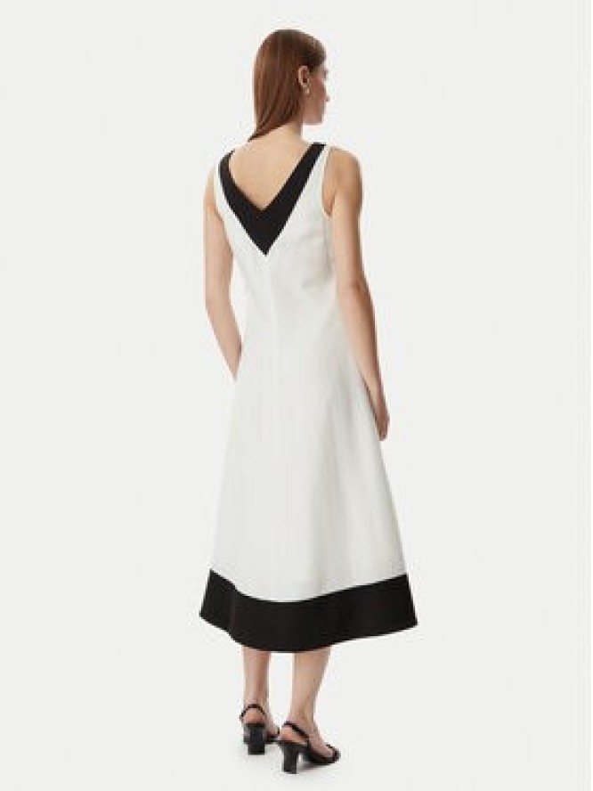 KARL LAGERFELD Sukienka letnia B2W13026 Kremowy Regular Fit