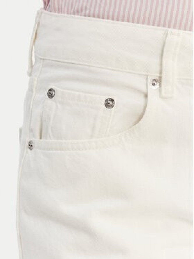 Tommy Hilfiger Jeansy WW0WW49500 Écru Barrel Fit