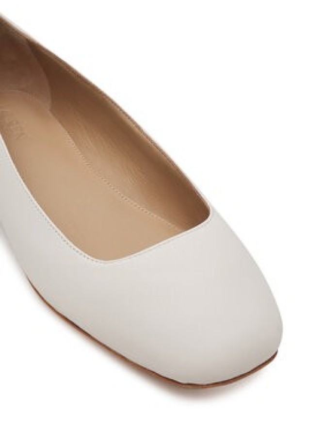 LAUREN RALPH LAUREN Baleriny Emellie 802970534003 Biały