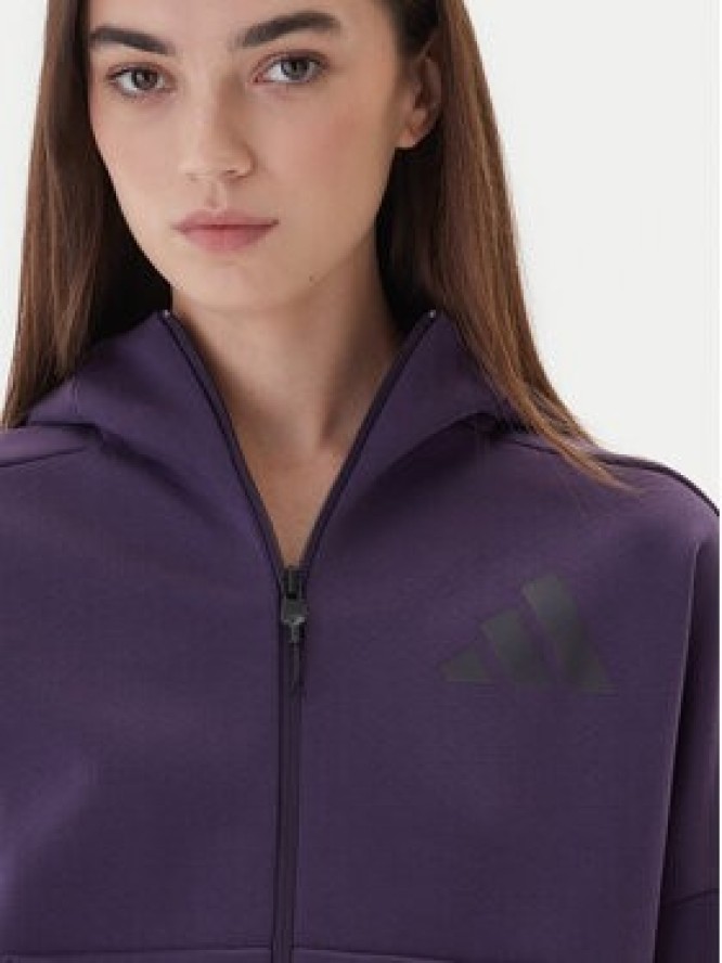 adidas Bluza Z.N.E. KC4569 Fioletowy Loose Fit