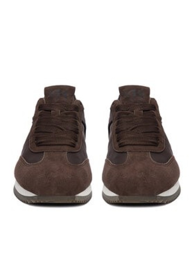 GINO ROSSI Sneakersy C-7657D Brązowy ciemny