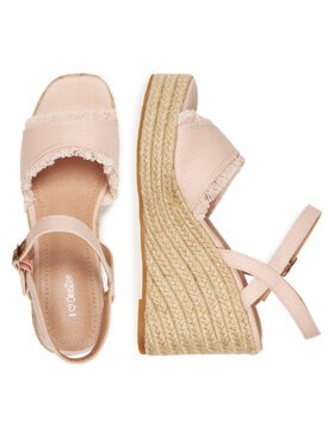 DeeZee Espadryle E0822-4A Różowy