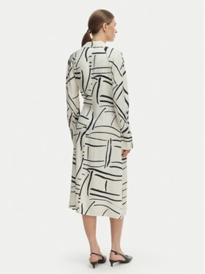 Tommy Hilfiger Sukienka codzienna WW0WW48934 Biały Relaxed Fit