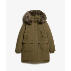 Parka z sztucznego futra damska Superdry Everest