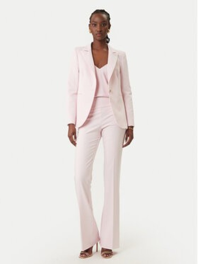 Rinascimento Spodnie materiałowe CFC0127876003 Różowy Slim Fit