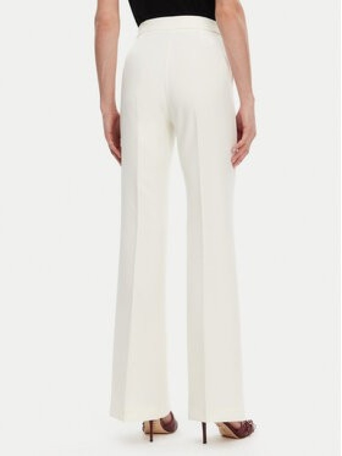 Maryley Spodnie materiałowe 25EB587/43VA Écru Regular Fit