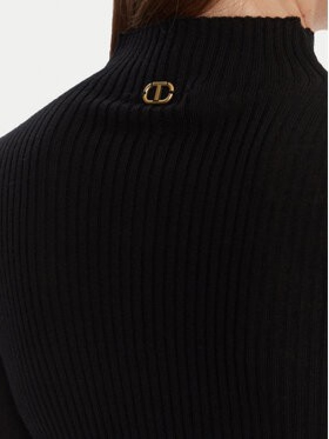 TWINSET Sweter 252TT3111 Czarny Slim Fit