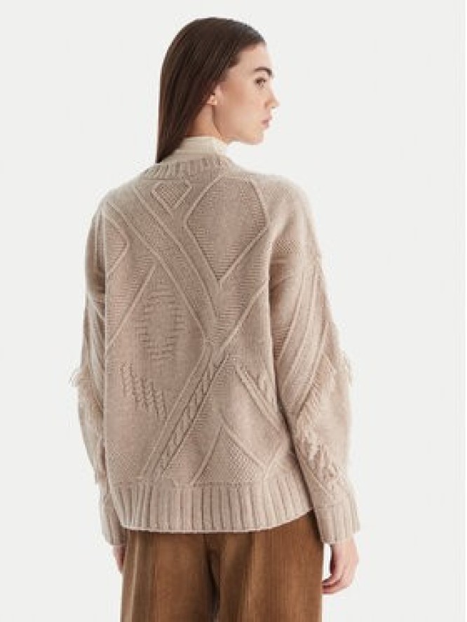 Weekend Max Mara Kardigan Stallo 2525346052 Beżowy Regular Fit