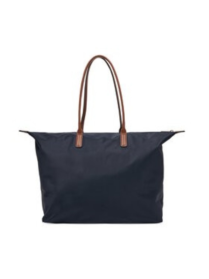 Tommy Hilfiger Torebka Popette Maxi Tote AW0AW17996 Granatowy