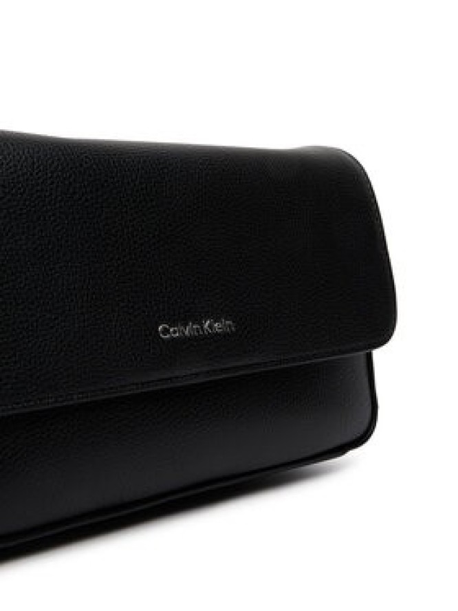 Calvin Klein Torebka Raised Small Flap Messenger LV04D3327G Czarny