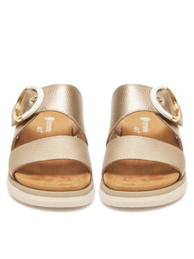 Remonte Klapki D2K51-90 Złoty