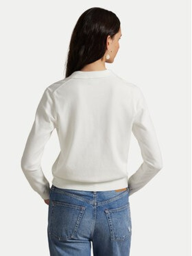 Polo Ralph Lauren Kardigan 211972110002 Biały Slim Fit