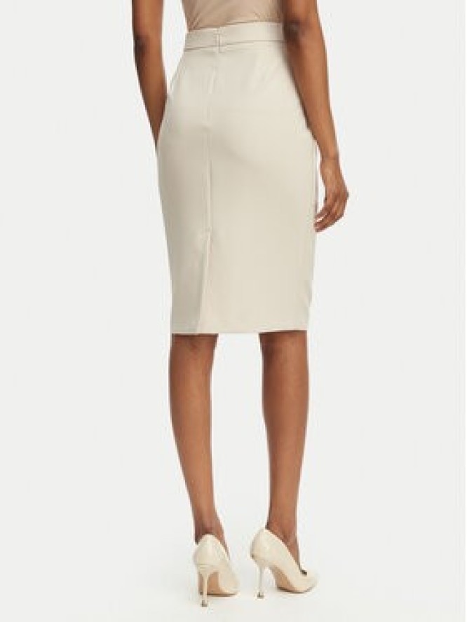 Maryley Spódnica 26EB710/43LA Beżowy Regular Fit