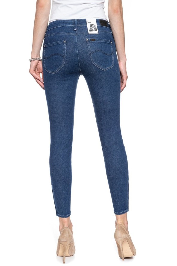 SPODNIE DAMSKIE LEE SCARLETT CROPPED CLEAN SAY L30CROJJ 112106400