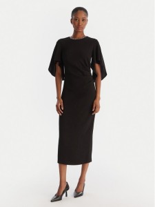 PINKO Sukienka koktajlowa Scopone Abito 105583 A2Q2 Czarny Regular Fit