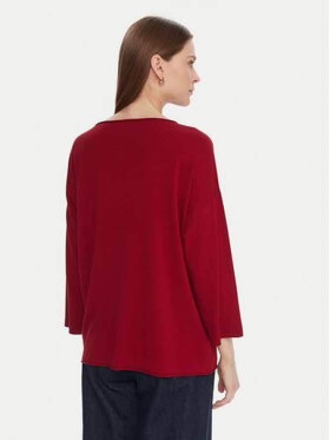 Kontatto Sweter 3M0801C Czerwony Regular Fit