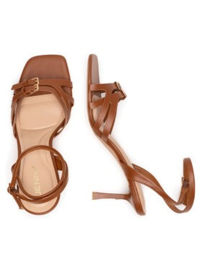 JENNY Sandały CD24077-3 Brązowy