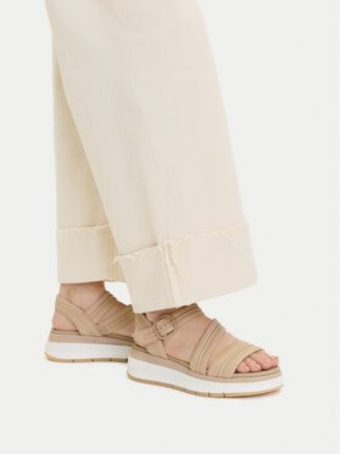 Clarks Sandały Tuscan Strap 26181475 Beżowy