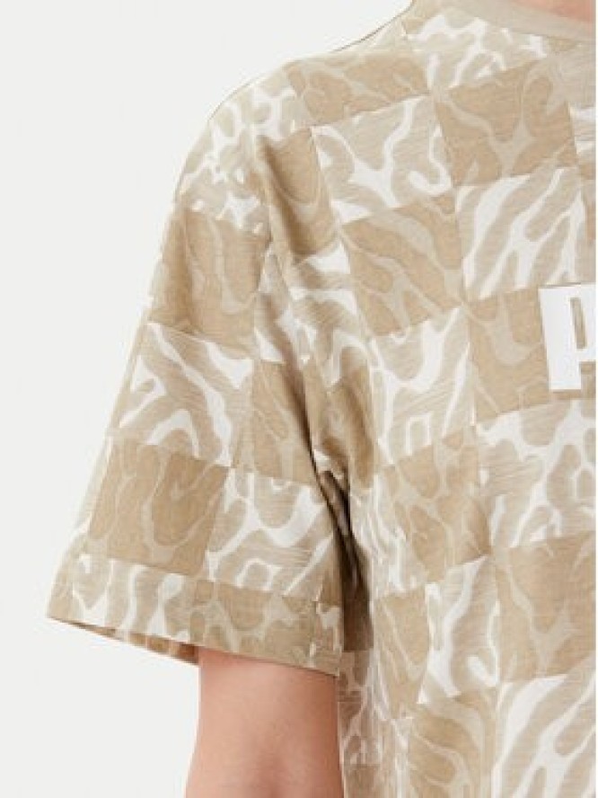 Puma T-Shirt Ess Graphic 685070 Beżowy Loose Fit