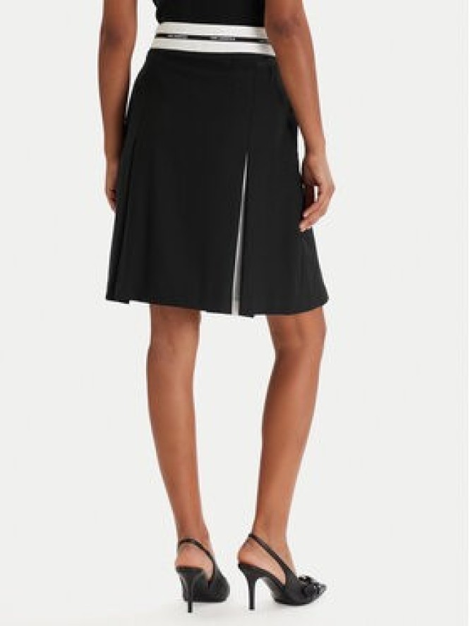 KARL LAGERFELD Spódnica mini B1W12005 Czarny Regular Fit