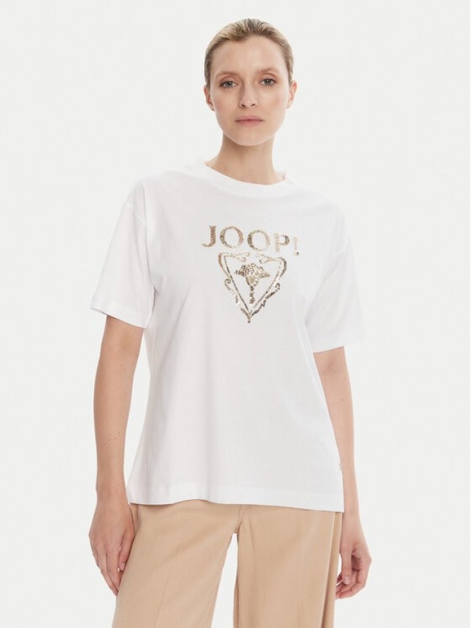 JOOP! T-Shirt 58 253JE58Tomma 30047768 Biały Regular Fit