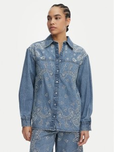 Liu Jo Koszula jeansowa UA6145 D0313 Niebieski Regular Fit