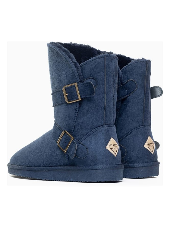 ISLAND BOOT Botki zimowe "Candace" w kolorze granatowym rozmiar: 36