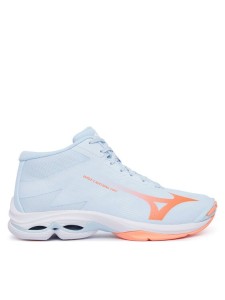 Mizuno Buty halowe Wave Lightning Pro Mid V1GC2665 Niebieski jasny