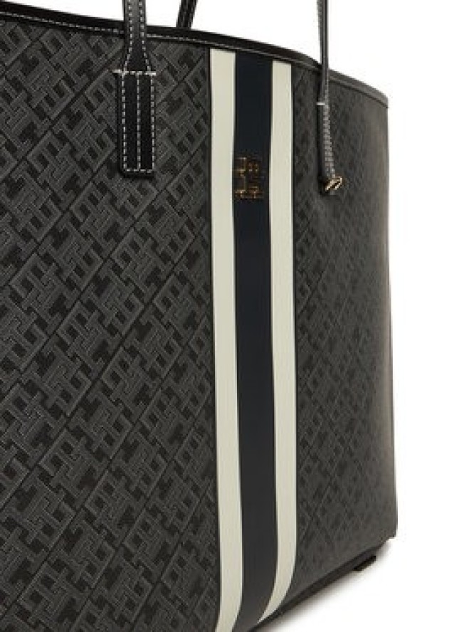 Tommy Hilfiger Torebka Th Monoplay Le Maxi Tote AW0AW17697 Czarny