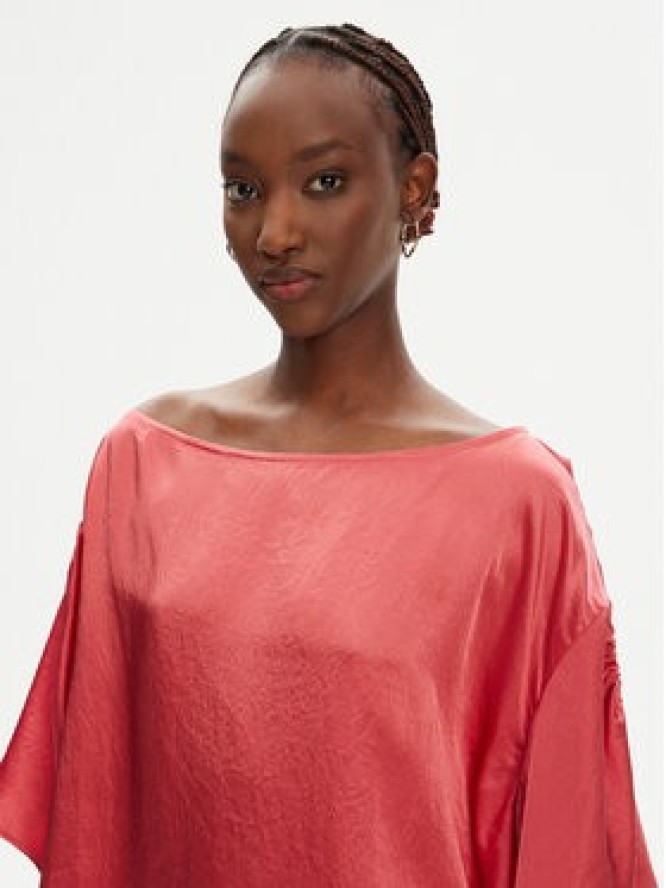 PINKO Bluzka 104671 A2BU Koralowy Relaxed Fit