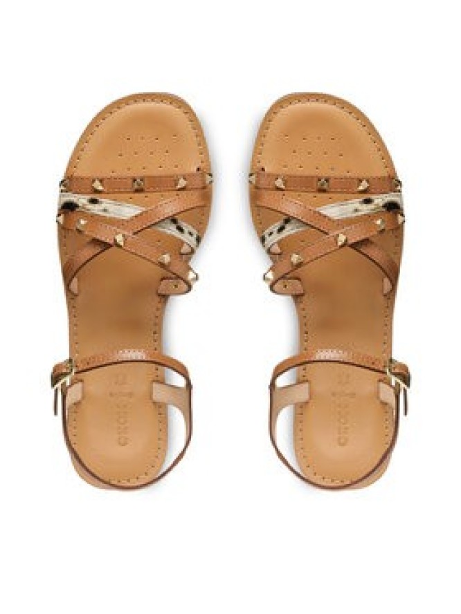 Geox Sandały D Maddalusiac D55YMD 01JQS C5006 Brązowy