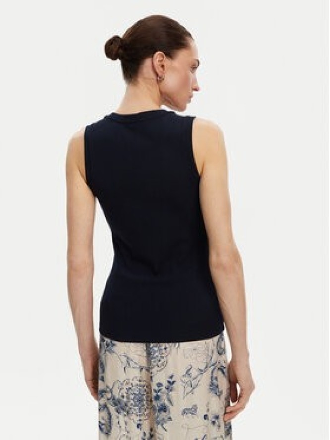 Fracomina Top FP25ST2001J40101 Granatowy Slim Fit