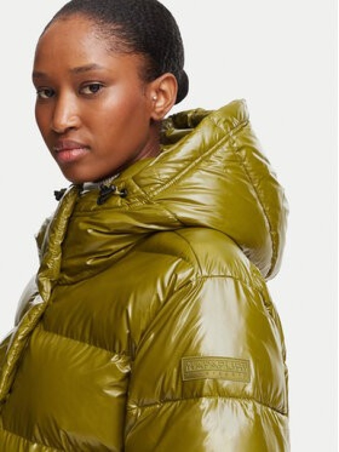 Napapijri Kurtka zimowa A-Glane NP0A4HZ5 Zielony ciemny Regular Fit