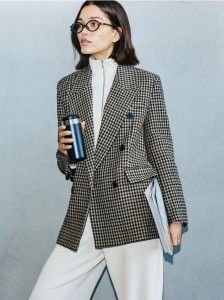 Rozpinana bluza z modalem - kremowy