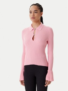 HUGO Sweter Sharro 50542608 Różowy Slim Fit